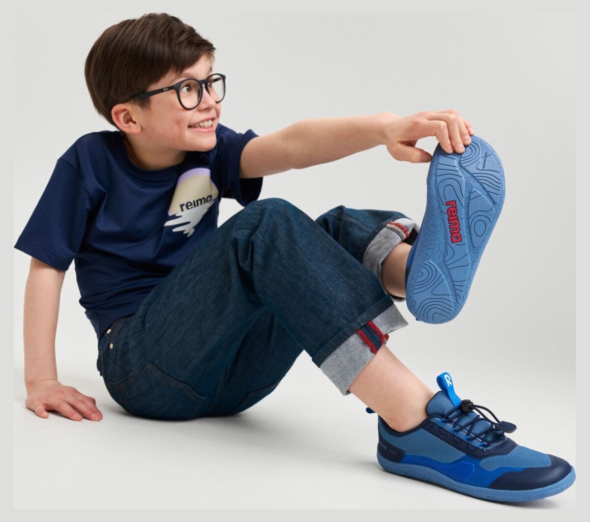 Reima Kinder Barfußschuhe Tallustelu Blau