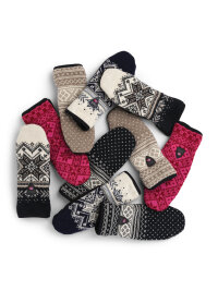 Dale of Norway Valløy Polar Handschuhe Rot Weiss