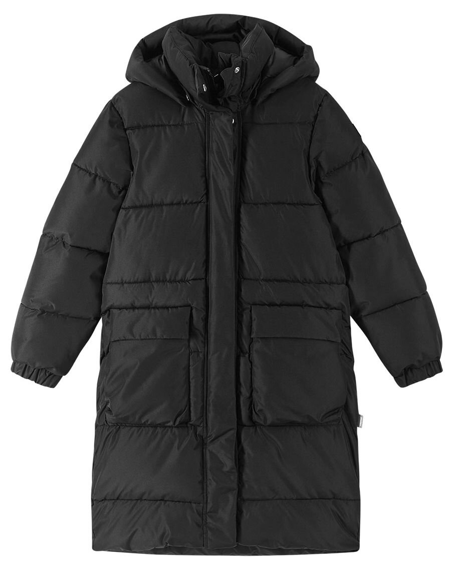 Reima Kinder Wintermantel Kumpula Schwarz 152