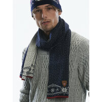 Dale Christmas Scarf Navy
