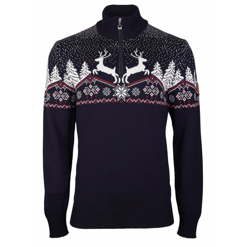 Christmas Mens Sweater Navy