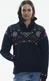 Dale of Norway Fongen Weatherproof Feminine Sweater Navy