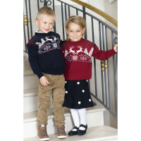 Dale of Norway Christmas Sweater Kids Navy