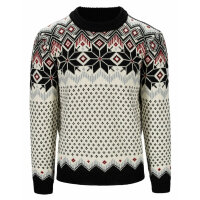 Dale of Norway Vegard Mens Wool Sweater Black White