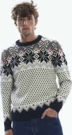 Dale of Norway Vegard Mens Wool Sweater Black White