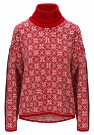 Dale of Norway Firda Feminine Sweater Rot Weiss