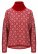 Dale of Norway Firda Damen Wollpullover Rot Weiss