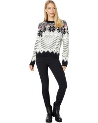 Dale of Norway Vilja Damen Strickpullover Schwarz Weiss