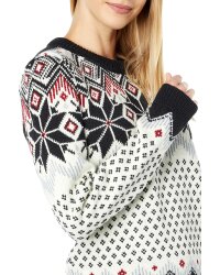 Dale of Norway Vilja Damen Strickpullover Schwarz Weiss