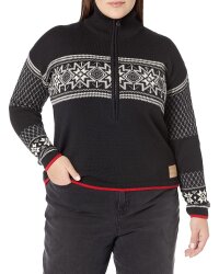 Dale of Norway Elis Damen Wollpullover Schwarz