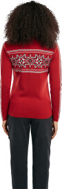 Dale of Norway Tindefjell Damen Merino Wollpullover Rot