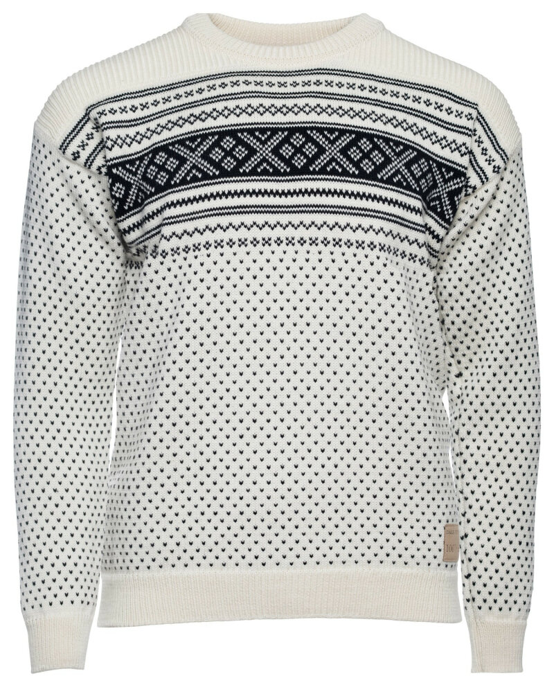Dale of Norway Vall&oslash;y Masculine Sweater - Weiss