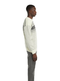 Dale of Norway Vall&oslash;y Masculine Sweater - Weiss