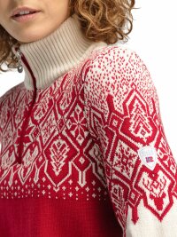 Winterland Womens Sweater - Red / White