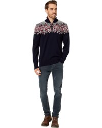 Dale of Norway Winterland Herren Merino Strickpullover Navy