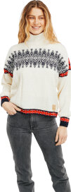 Dale of Norway Aspøy Damen Wollpullover Weiss