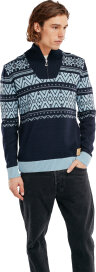 Dale of Norway Bjørnøy Herren Merino Wollpullover Navy