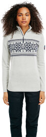 Dale of Norway Tindefjell Damen Merino Baselayer Half Zip Weiss