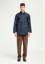 BRGN Orkan Raincoat Dark Navy