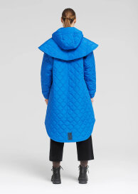 BRGN Quilted Tyfon Damen Steppmantel Hellblau