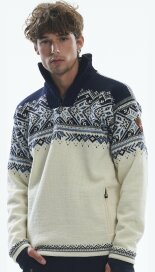 Dale of Norway Vail  Herren Wollpullover WP Weiss