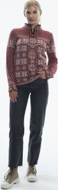 Dale of Norway Peace Damen Wollpullover Rot