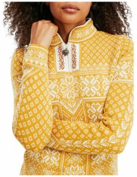 Dale of Norway Peace Feminine Sweater - Yellow