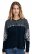 Dale of Norway Rosendal Feminine Strickjacke - Navy/Weiss