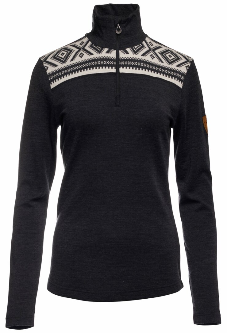Dale of Norway Cortina Basic Feminine Sweater - Grau/Weiss