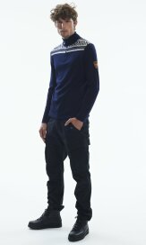 Dale of Norway Cortina Basic Masculine Sweater - Navy/Weiss