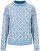 Dale of Norway Bjorøy Feminine Sweater - Blau/Weiss