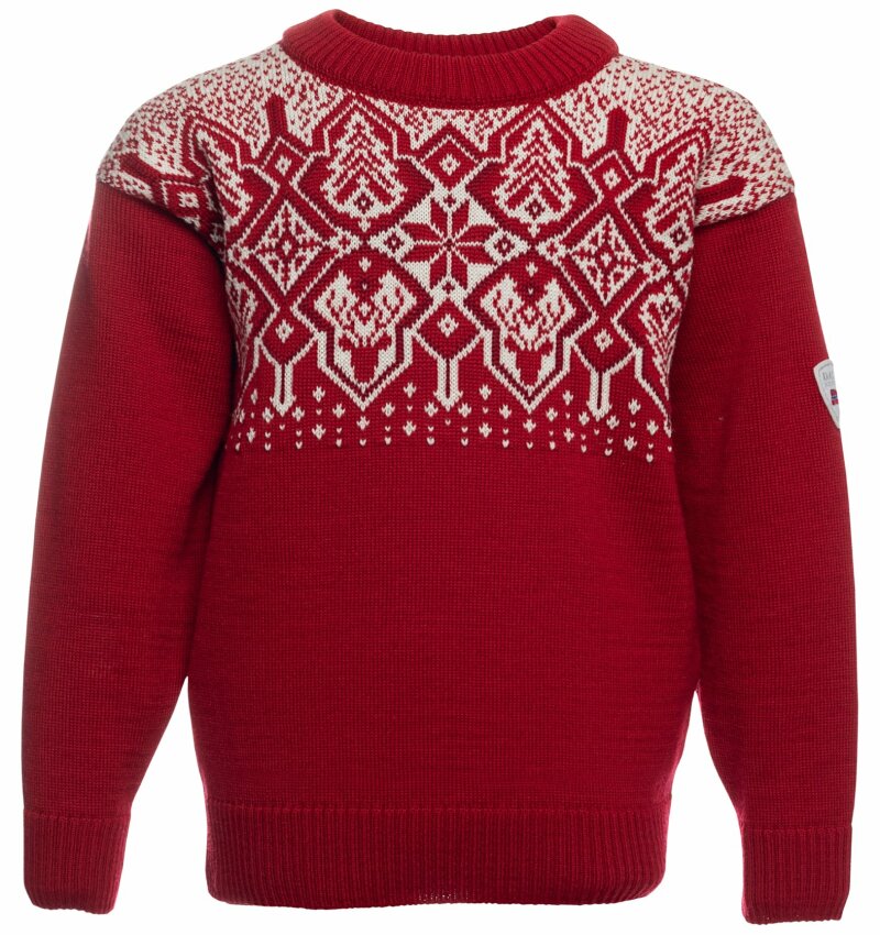 Dale of Norway Winterland Kids Sweater - Rot