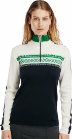 Dale of Norway Dystingen Feminine Sweater - Navy/Grün/Weiss