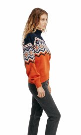 Dale of Norway Randaberg Damen Merino Wollpullover Orange