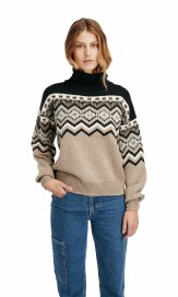 Dale of Norway Randaberg Damen Merino Wollpullover Braun