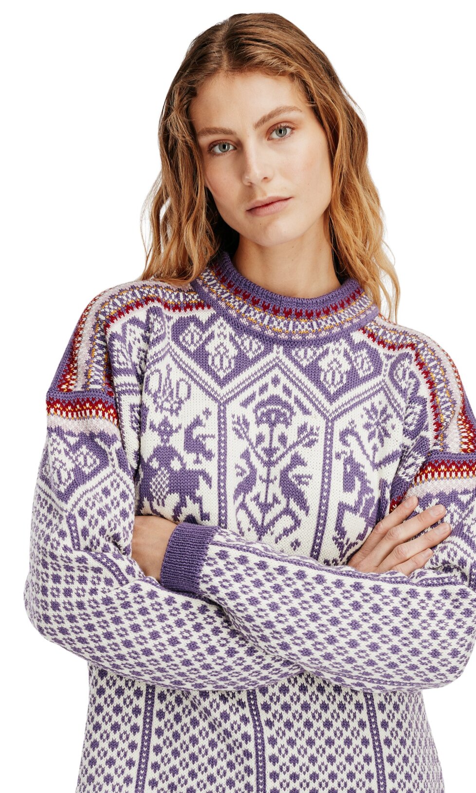 1994 Women's Wool Sweater Violett White 349,00 €