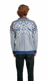 Dale of Norway 1994 Herren Wollpullover Blau Weiss