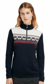 Dale of Norway Liberg Feminine Sweater - Navy/White