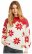 Dale of Norway Winter Star Damen Wollpullover Rot Weiss