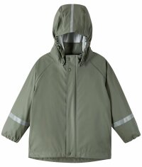 Reima Lampi Kinder Regenjacke Greyish Green