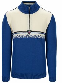 Dale of Norway Lahti Masculine Sweater - Blau/Weiss