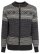 Fuza Wool Arn Herren Merino Strickjacke Grau