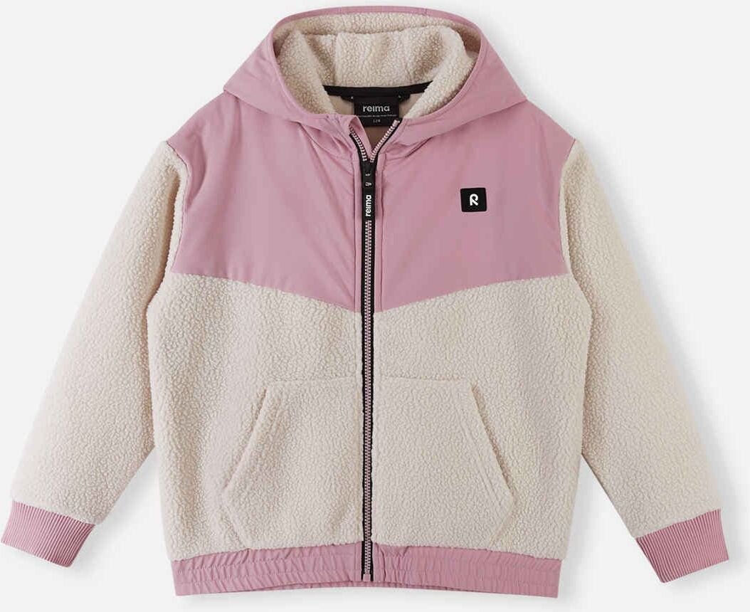 Reima Kinder Fleecejacke Samota Grau Pink 110