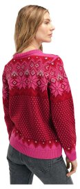 Dale of Norway Vilja Damen Wollpullover Rosa Rot