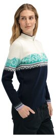 Dale of Norway Moritz Damen Merino Pullover Navy Türkis