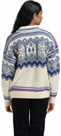 Dale of Norway 2025 Trondheim Damen Wollpullover Blau Weiss