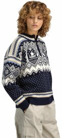 Dale of Norway 2025 Trondheim Damen Wollpullover Navy