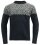 Devold Bjørnøya Herren Wollpullover Navy Weiss