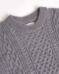 Natural Style Odin Herren Wollpullover Grau