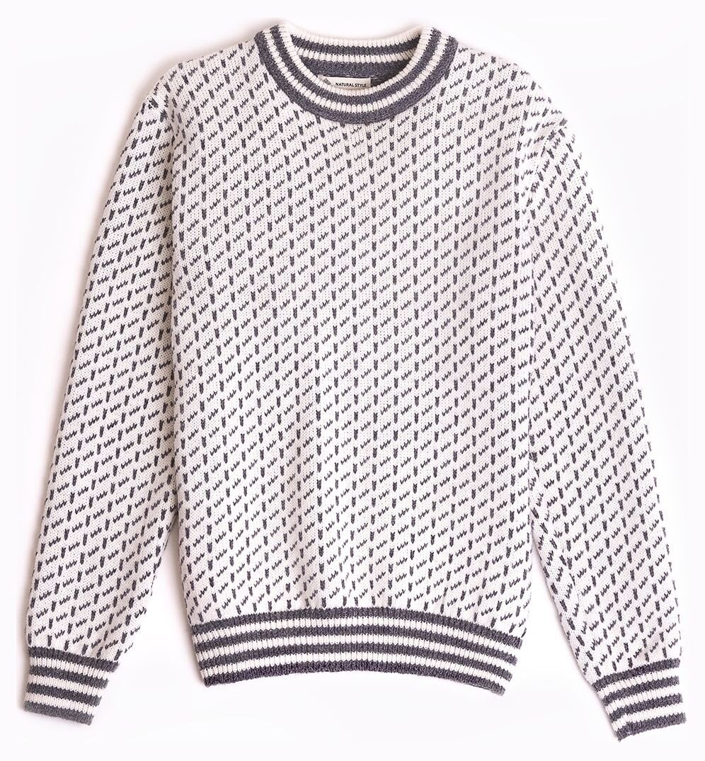 Iceland Women's Braided High Neck Wool Jumper White COLDSEASON